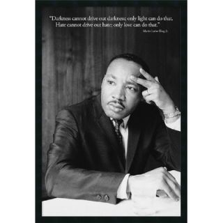 Martin Luther King Jr.   Darkness Framed Print Art   37.66 x 25.66