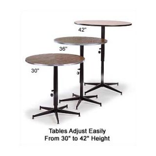 Midwest Folding Products Tri Height Adjustable Cocktail Table with