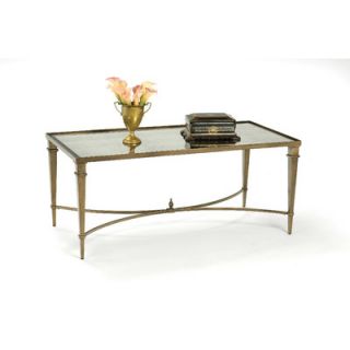 HeatherBrooke The Galley Cocktail Table in Glazed Gold Iron
