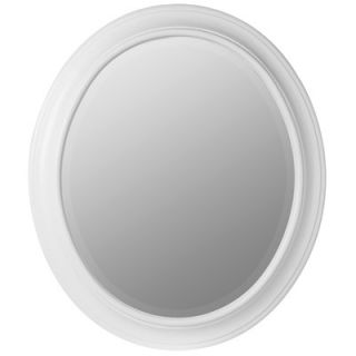 Cooper Classics ZPS1041Chelsea Oval Mirror in Chespeake White Finish