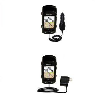 The Essential Gomadic Car and Wall Accessory Kit for the Garmin Edge 705   12v DC Car and AC Wall Charger Solutions with TipExchange GPS & Navigation