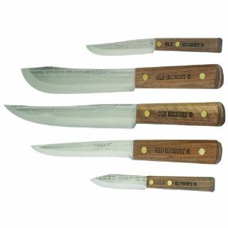 Ontario Knife Co. 5 Piece Old Hickory Knife Set 705  Hunting Knives  Sports & Outdoors
