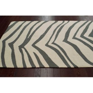 nuLOOM Trellis Ivory Zebra Stripes Rug
