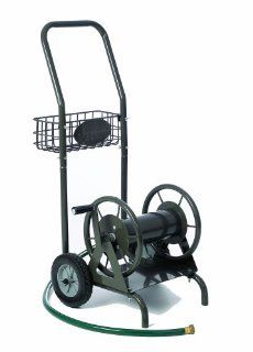 Liberty Garden Products 4 in 1 Multi Purpose Two Wheel Garden Hose Reel Cart With 100 Foot Hose Capacity 706 1 Bronze (Discontinued by Manufacturer)  Patio, Lawn & Garden