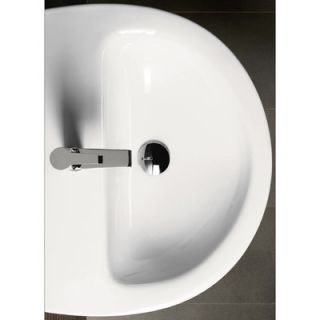 GSI Collection City Contemporary Curved Semi Recessed Bathroom Sink