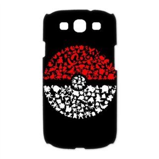 CTSLR Anime & Cartoon Theme Protective Hard Back Plastic Case Cover for Samsung Galaxy S3 I9300   1 Pack   Pokemon & Pokeball & Pikachu   4 Cell Phones & Accessories