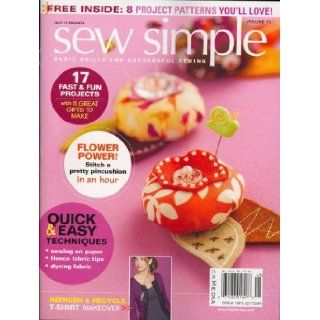Sew Simple, Volume 11 Issue Editors of SEW SIMPLE Magazine Books