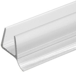 Prime Line Products M 6264 1 Glass Door Bottom Seal, Clear, 3/8 Inch   Bi Fold Door Hardware  