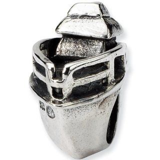 Reflection Beads Silver Boat Travel Bead Reflection Beads Jewelry