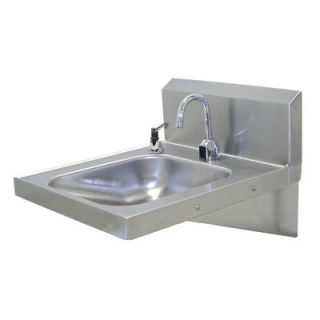Advance Tabco Wall Mounted Hands Free 20 x 24 Hand Sink with Faucet