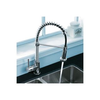 One Handle Single Hole Pull Out Spiral Kitchen Faucet