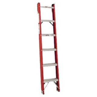 louisville ladder fh1000 series classic fiberglass shelf ladders