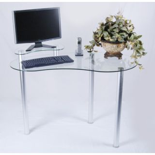 Tier One Designs Corner Computer Desk with Monitor Stand