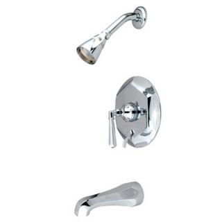 Elements of Design Volume Control Tub and Shower Faucet with Concord