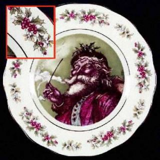 Rosina Queens Old St. Nicholas (Scalloped) Dinner Plate, Fine China Dinnerware  