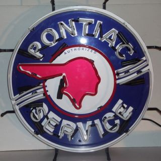 Neonetics Pontiac Service Neon Sign