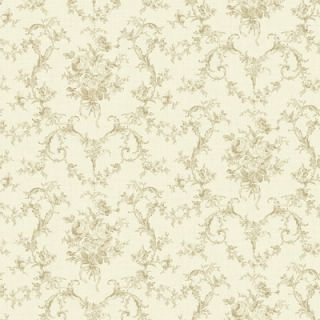 Brewster Home Fashions Willow Cottage Petit Toile Floral Bouquet