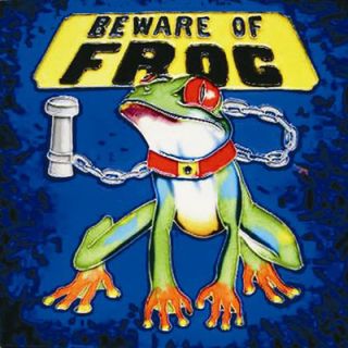 EnVogue 8 x 8 Beware of the Frog Art Tile in Multi