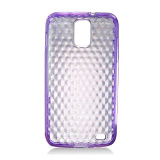 Sam SKYROCKET I727 TPU, HEXAGONAL PURPLE 515 Cell Phones & Accessories