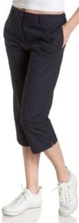 IZOD Golf Women's Solid Crop Pant,Sailor Navy,4 Clothing