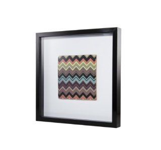 Missoni Target Exclusive Framed Wall Tile Zig Zag Multi Color   Glass Tiles  