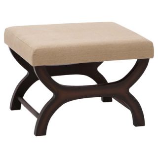 Woodland Imports Traditional and Modern Burlap Stool