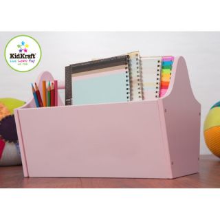 Personalized Toy Box Caddy in Petal Pink
