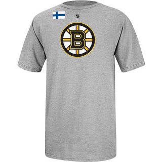 REEBOK Mens Boston Bruins Tuukka Rask Country Origin Player Name And Number T 