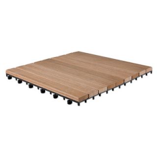 Kontiki Hardwood 16 x 16 Interlocking Deck Tiles