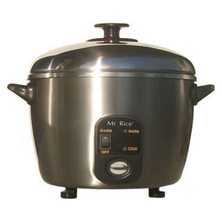 Cup Stainless Steel Rice Cooker and Steamer