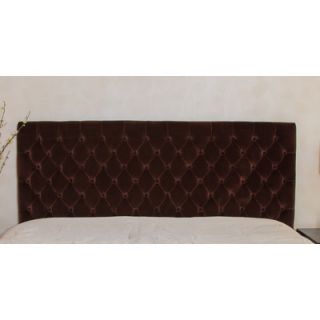 Home Loft Concept Westham Queen/Full Button Tufted Chocolate Suede