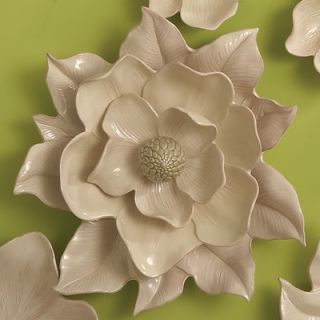 Global Views Magnolia Wall Flower Decorative Accent Wall Décor