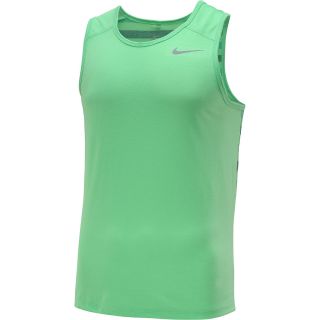 NIKE Mens Dri FIT Touch Tailwind Striped Running Tank   Size 2xl, Lucid