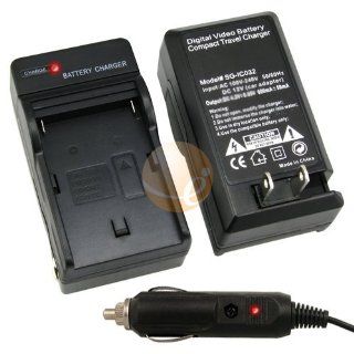 Compact Battery Charger Set for Sony NP FM50 / FM55H / FM30/ F960/ F950/ F730 Digital Camera Batteries  Camera & Photo