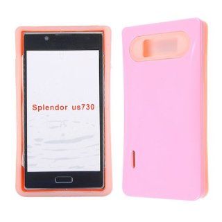 Plastic Cover on Solid Glow in Pink Skin LG Splendor Venice US730 Boost MobileU.S Cellular Case Cover Hard Phone Snap on Cover Case Protector Faceplates Cell Phones & Accessories