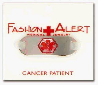 Medical Alert Stainless ID TAG for Bracelet ~CANCER PATIENT   Identification Bracelets