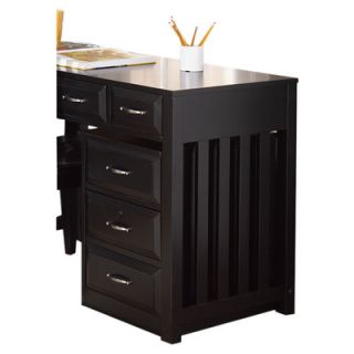 Liberty Furniture Hampton Bay Mobile File Cabinet in Black