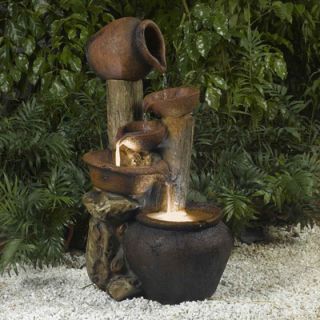 Fountain Cellar Pentole Pot Outdoor/Indoor Fountain with Illumination