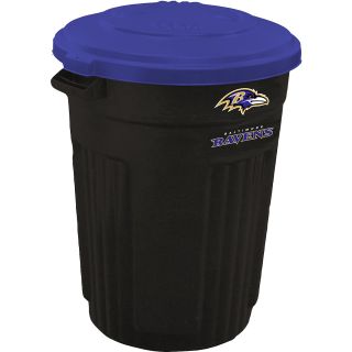 Wild Sports Baltimore Ravens 32 Gallon Trash Can (T32NFL102)