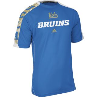 adidas Mens UCLA Bruins Sideline Swagger Performance Short Sleeve Crew Neck T 