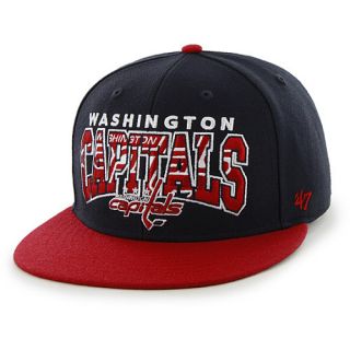 47 BRAND Washington Capitals Logo Infiltrator Snapback Cap   Size Adjustable