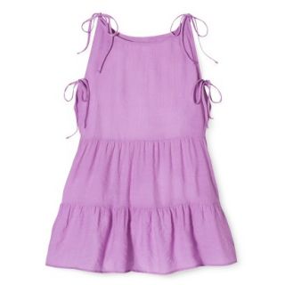 Juniors Coverup Swim Dress  Lilac S