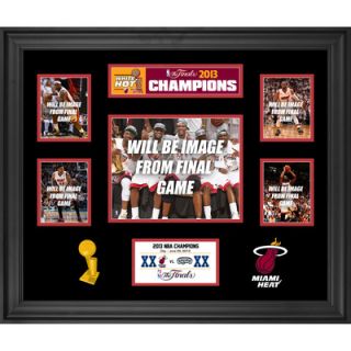 Mounted Memories Miami Heat 2013 NBA Champions Framed 5 Photograph