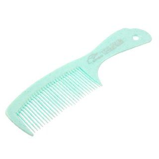 Ladies Flat Handle Green Plastic Comb Hair Beauty Tool Health & Personal Care