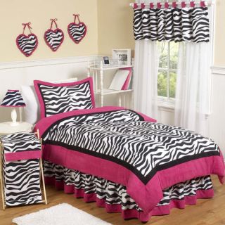 Zebra Pink Funky Kid Bedding Collection