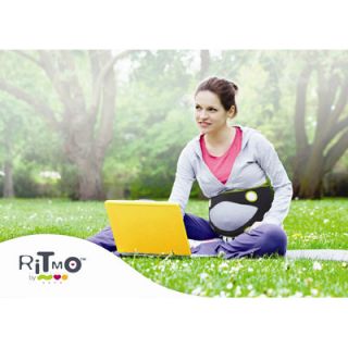 Ritmo Advanced Audio Pregnancy Belt in Black and Green
