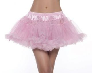 Costume Adventure Women's Pink 12 Inch 2 Layer Petticoat Skirt Clothing