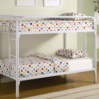 Wildon Home ® Fields Twin over Twin Bunk Bed with Built In Ladder