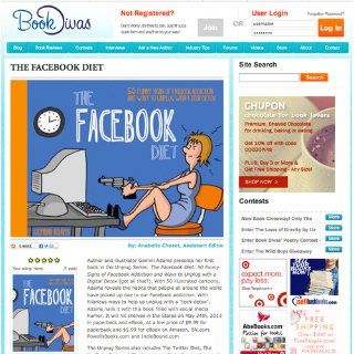 The Facebook Diet 50 Funny Signs of Facebook Addiction and Ways to Unplug with a Digital Detox (The Unplug Series) Gemini Adams 9780955465635 Books