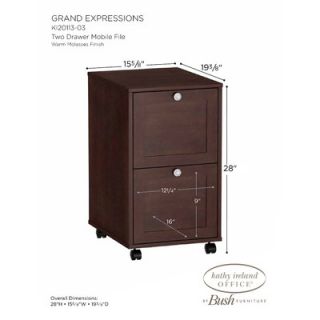 kathy ireland Office by Bush Grand Expressions Two Drawer Mobile File